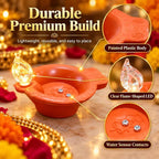 Water-Activated Reusable Diya (12 pieces)